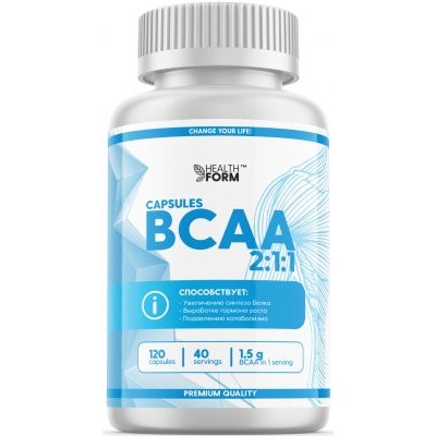 БЦАА Health Form BCAA 120 капcул