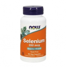 Витамины NOW Selenium 200 мг 90 капсул
