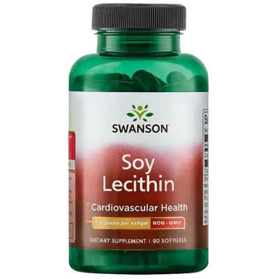  Swanson Soy Lecithin Non-GMO 1,2  90 