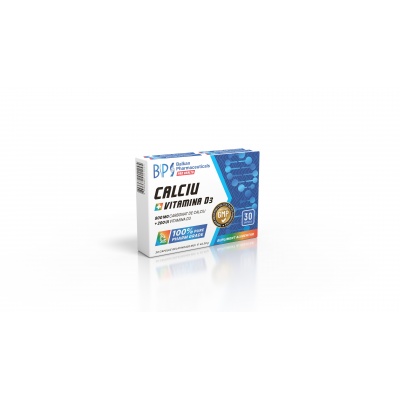 Витамины Balkan Pharmaceuticals Calcium+Vitamin D3  30 капсул